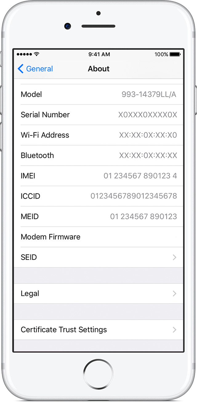 How do i find my serial number on my phone